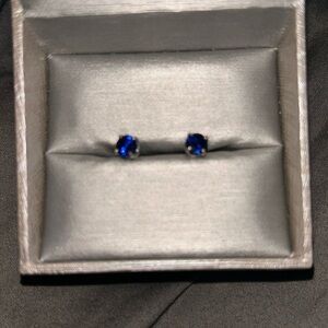 Sapphire crystal earrings from James Avery